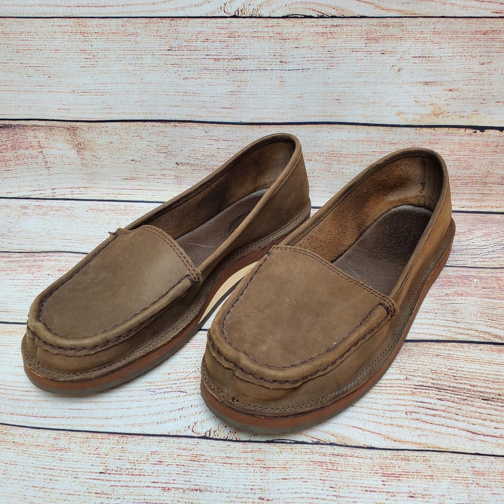 Raninbow Sandals Sz 9 Brown Leather Loafers Flats